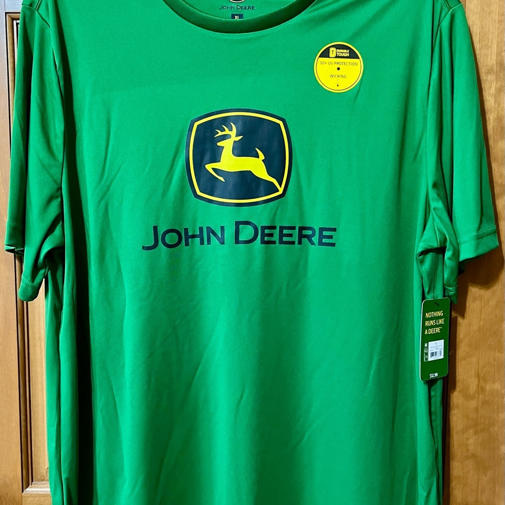 John Deere Mens Short Sleeve Logo T Shirt